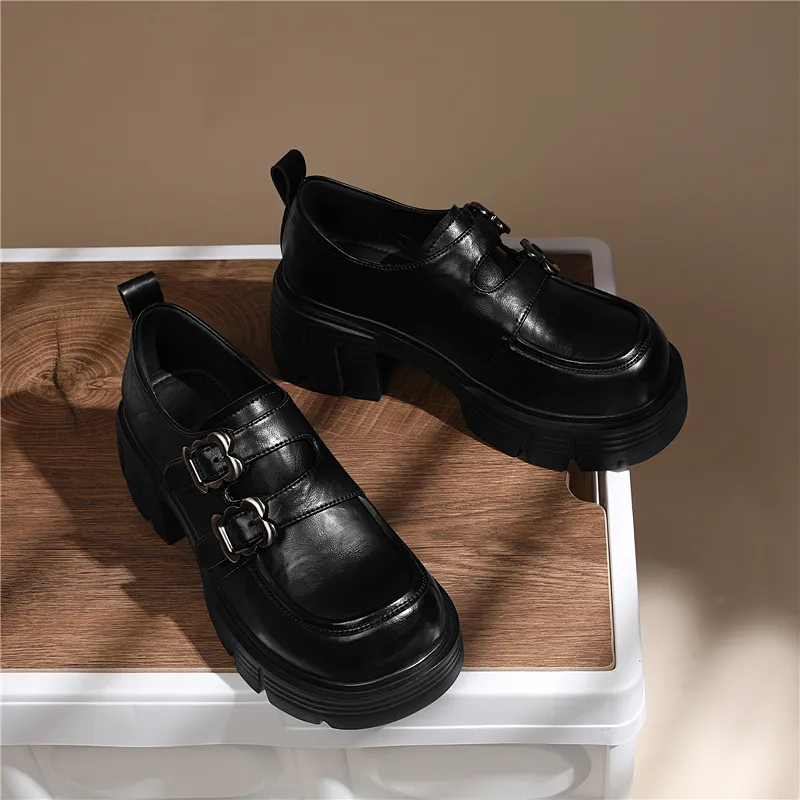 Golden Silk Rabbit Loafers 6.5CM Women's-2