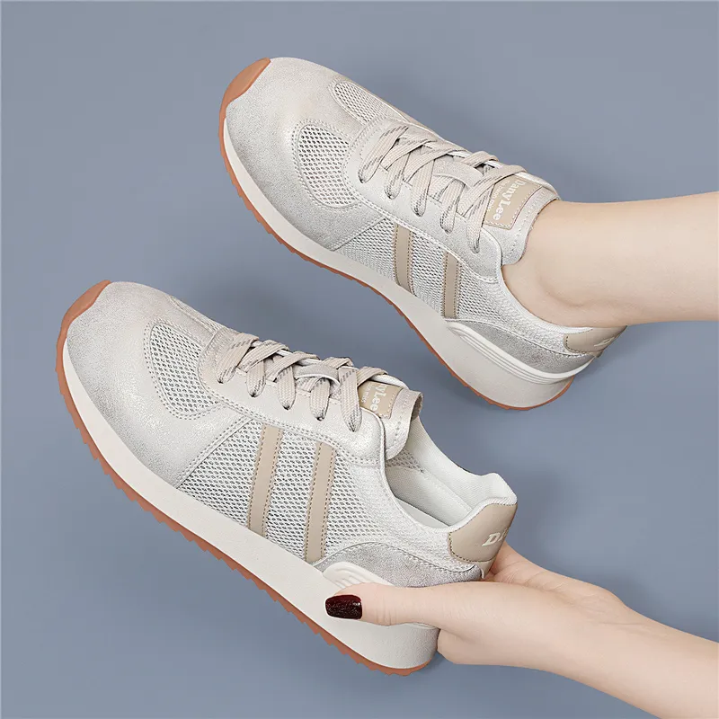 Golden Silk Rabbit Cushioning Slip Resistant Low Top Casual Shoes Women's-11
