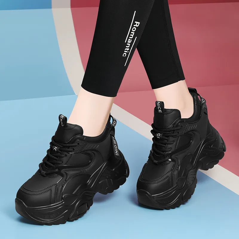 Golden Silk Rabbit Mid-Top Chunky Sneakers Women's-5