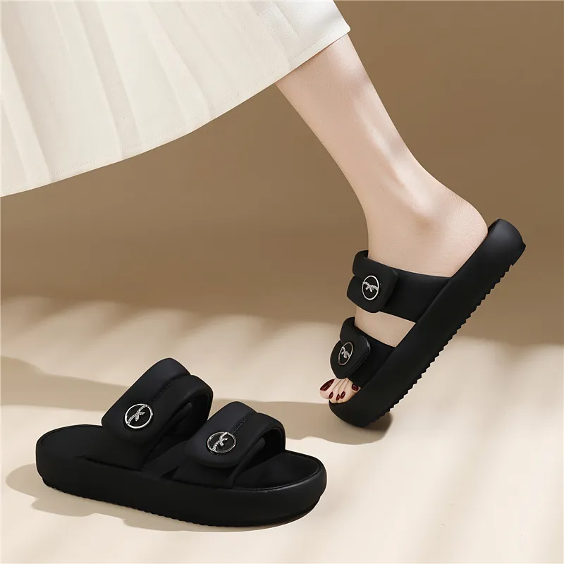 Golden Silk Rabbit Silent, Anti Abrasion And Quick Drying Slide Slippers Women's-5