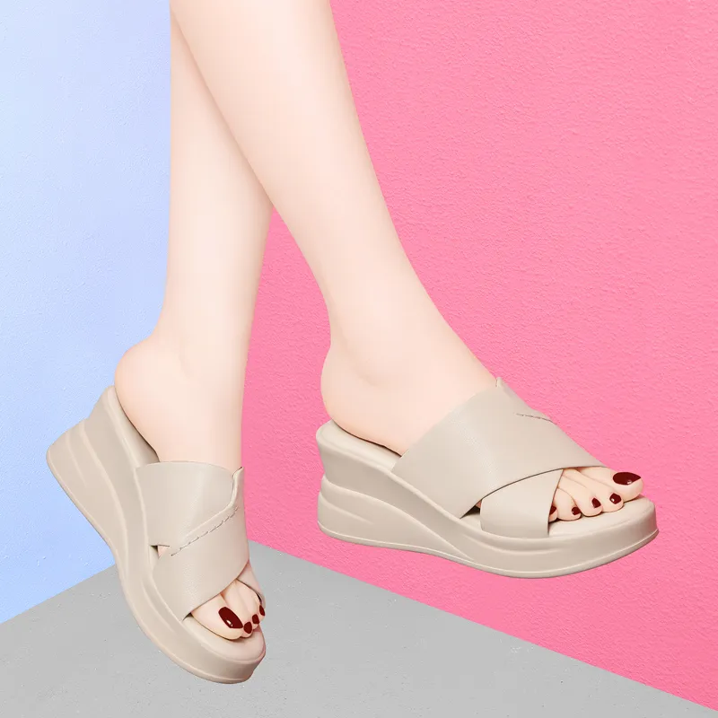 Golden Silk Rabbit Slip Resistant Slide Slippers Women's-14