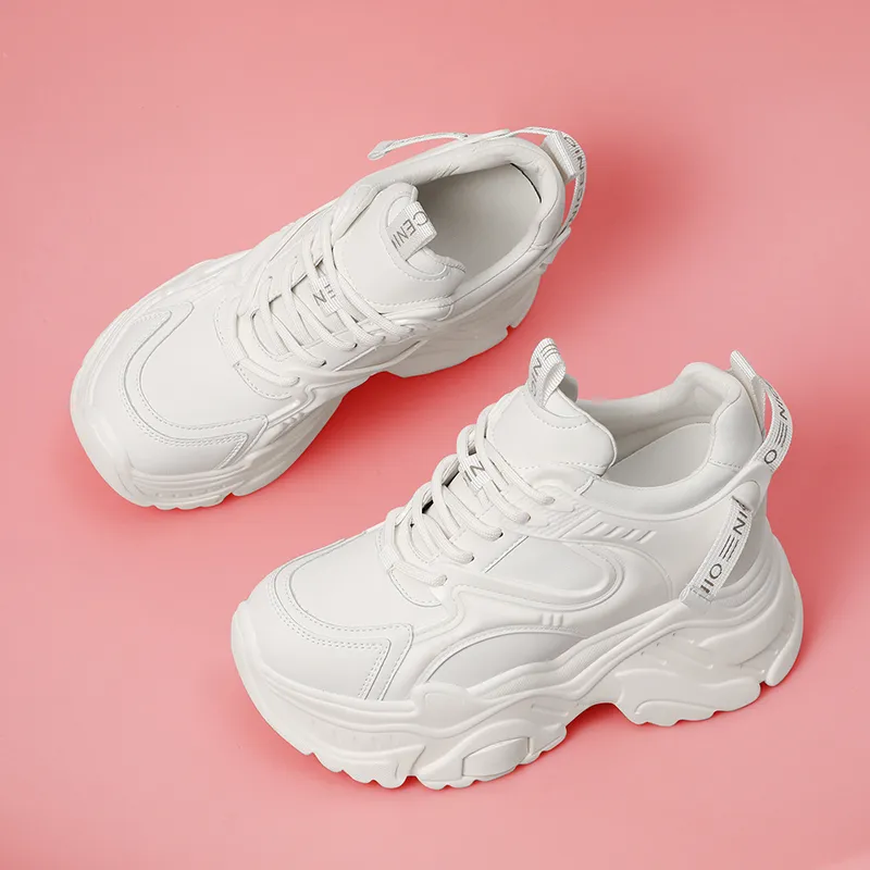 Golden Silk Rabbit Mid-Top Chunky Sneakers Women's-9