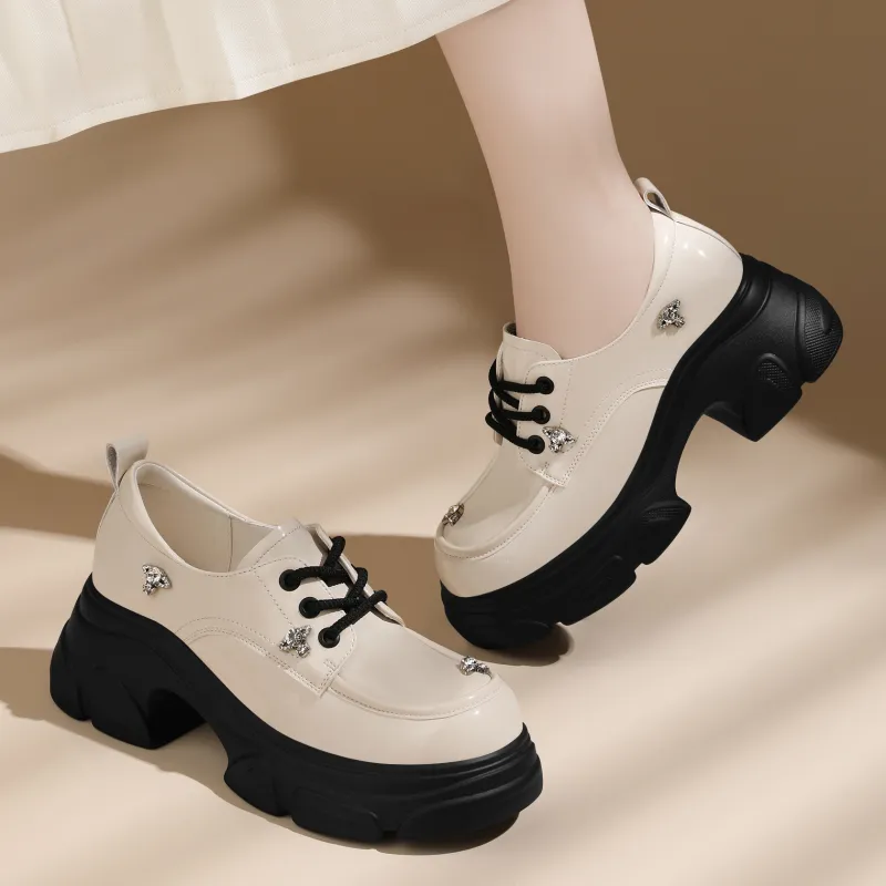 Golden Silk Rabbit Casual Single Shoes Women's-8