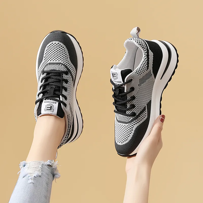 Golden Silk Rabbit Cushioned Anti Slip And Wear Resistant Lightweight Low Top Running Shoes Women's-3