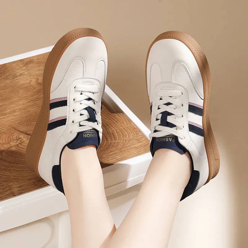 Golden Silk Rabbit Anti-Slip And Wear-Resistant Lightweight Low-Top Skateboard Shoes Women's-11