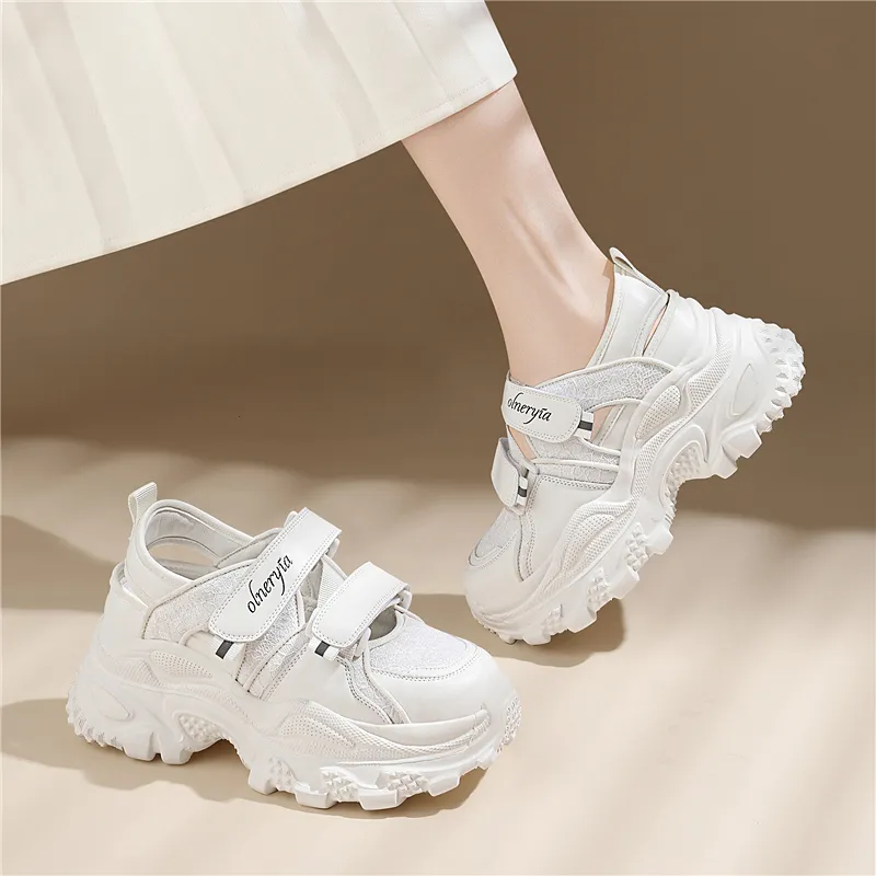 Golden Silk Rabbit Low Top Chunky Sneakers Women's-5