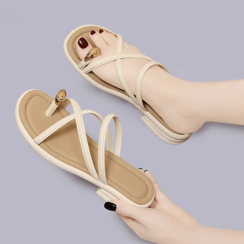 Golden Silk Rabbit Rubber Sole Quiet Slip-Resistant Quick Dry Slide Slippers Women's Black-15
