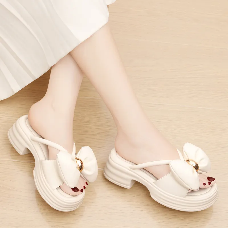 Golden Silk Rabbit Slip-Resistant Quick Dry Slide Slippers Women's Black-13