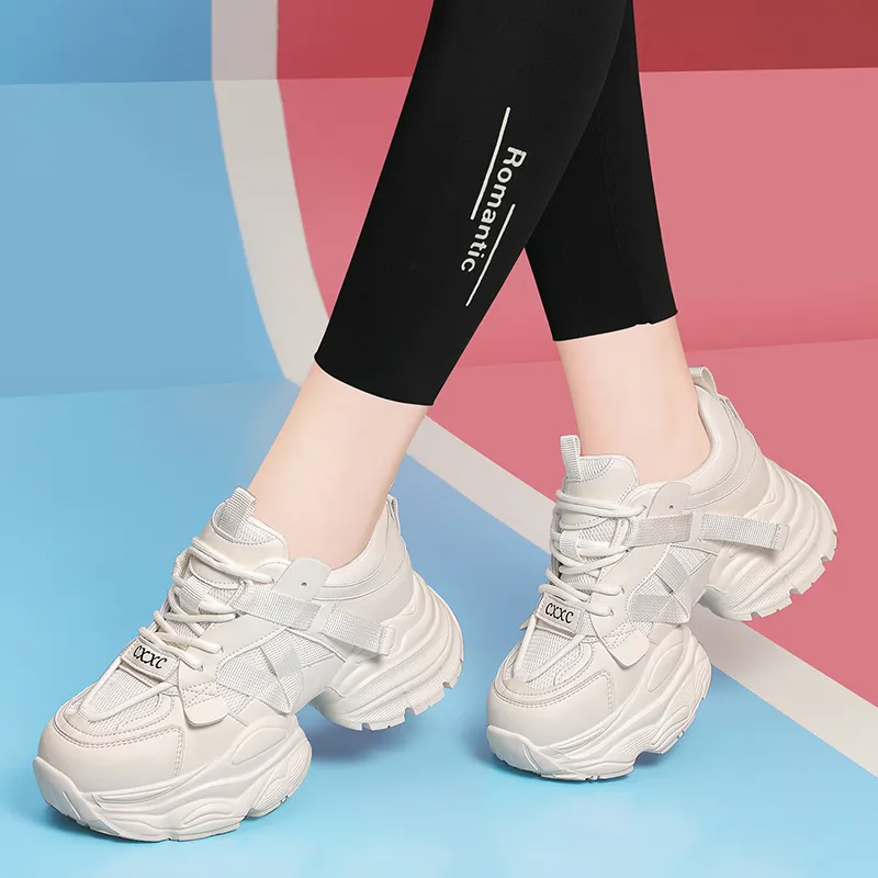 Golden Silk Rabbit Low-Top Chunky Sneakers Women's Black-8