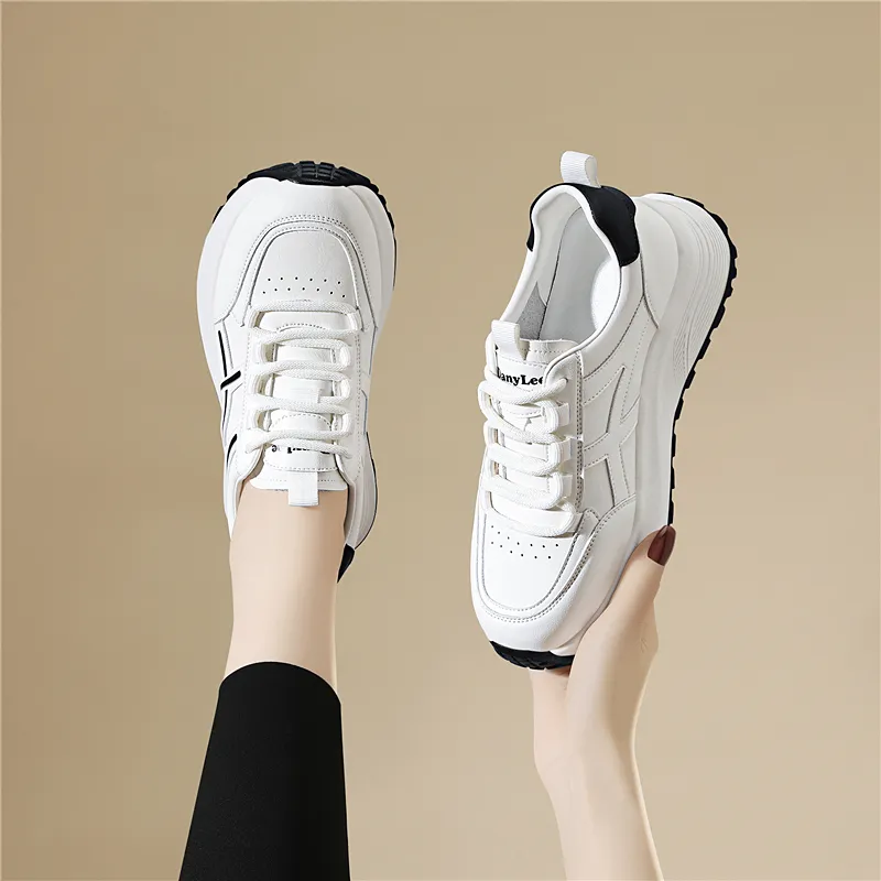 Golden Silk Rabbit Low Top Chunky Sneakers Women's-10