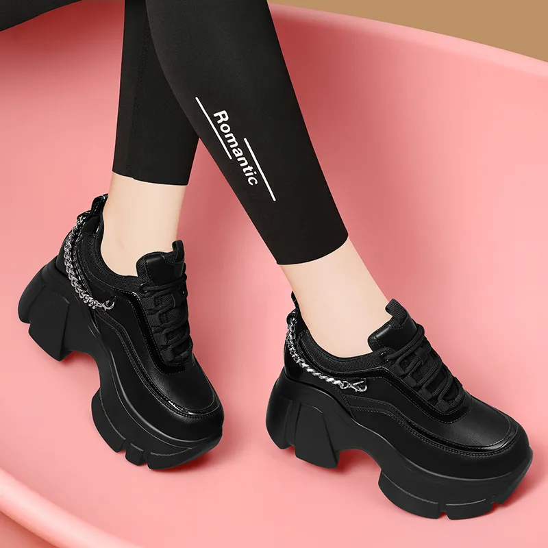 Golden Silk Rabbit Low-Top Chunky Sneakers Women's-4