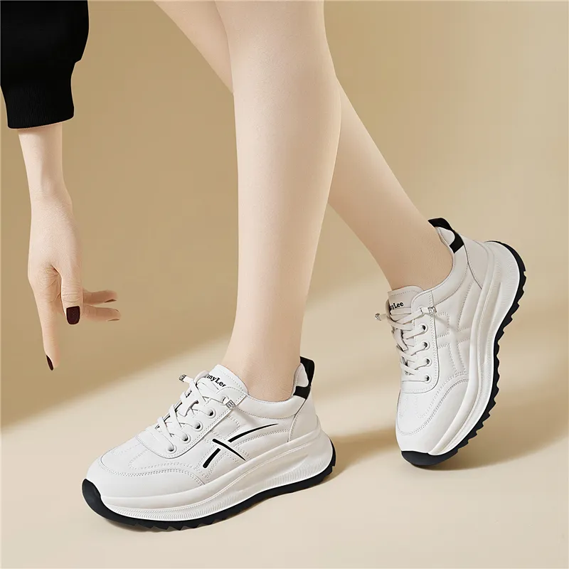 Golden Silk Rabbit Anti Slip And Wear Resistant Height Increasing Cushioning Low Top Casual Shoes Women's-8