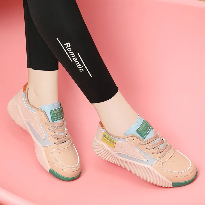 Golden Silk Rabbit Low-Top Skateboard Shoes Women's-4