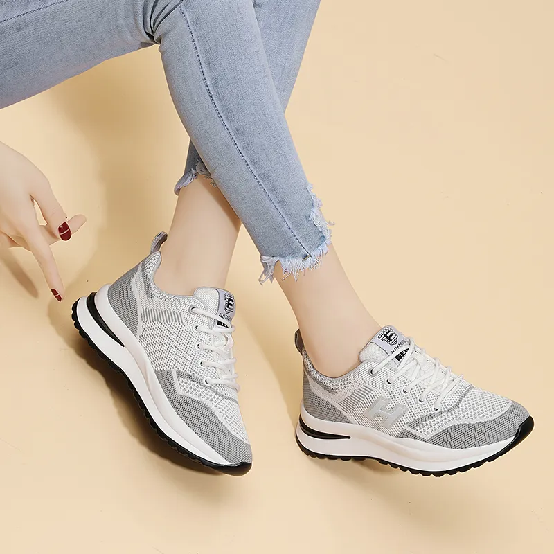 Golden Silk Rabbit Cushioned Anti Slip And Wear Resistant Lightweight Low Top Running Shoes Women's-11