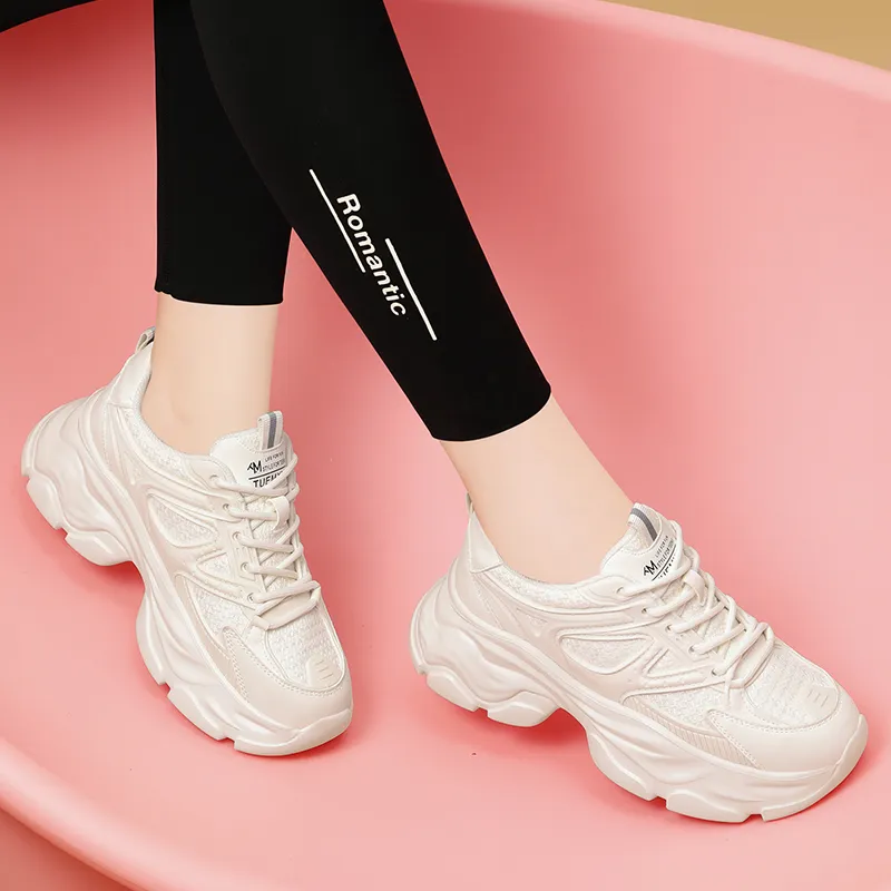 Golden Silk Rabbit Chunky Sneakers Women's Black-9