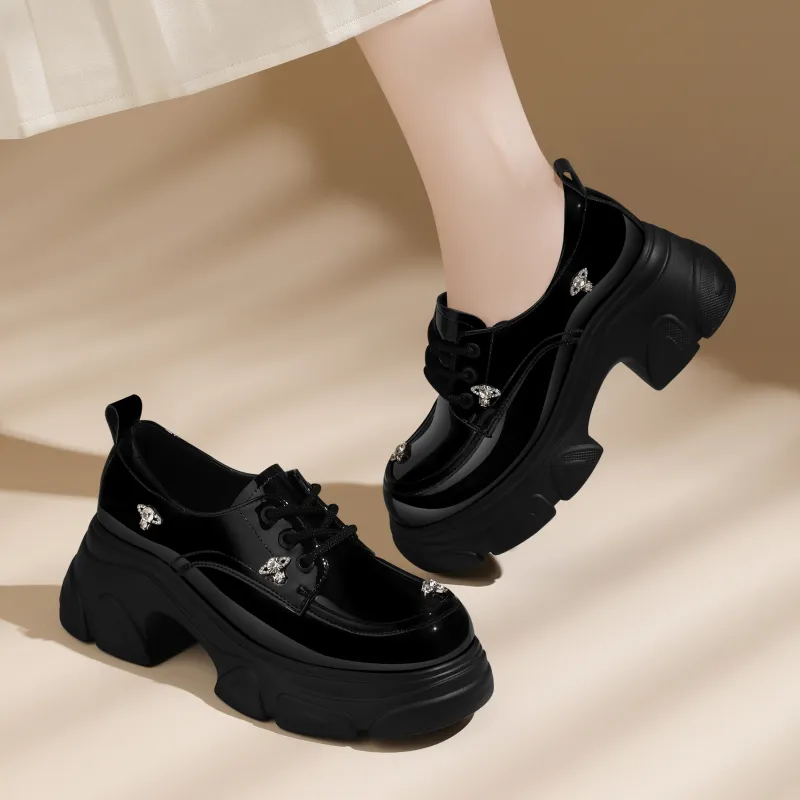 Golden Silk Rabbit Casual Single Shoes Women's-4