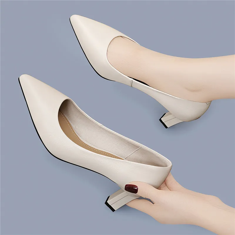 Golden Silk Rabbit High Heels Women's-13