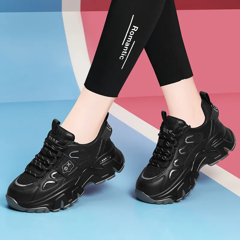 Golden Silk Rabbit Low Top Chunky Sneakers Women's-4