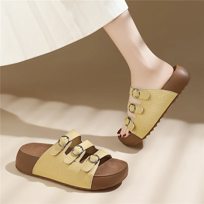 Golden Silk Rabbit Abrasion Resistant Quick Dry Slide Slippers Women's-13