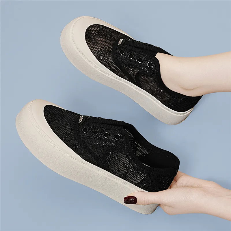 Golden Silk Rabbit Low Top Casual Shoes Women's-7