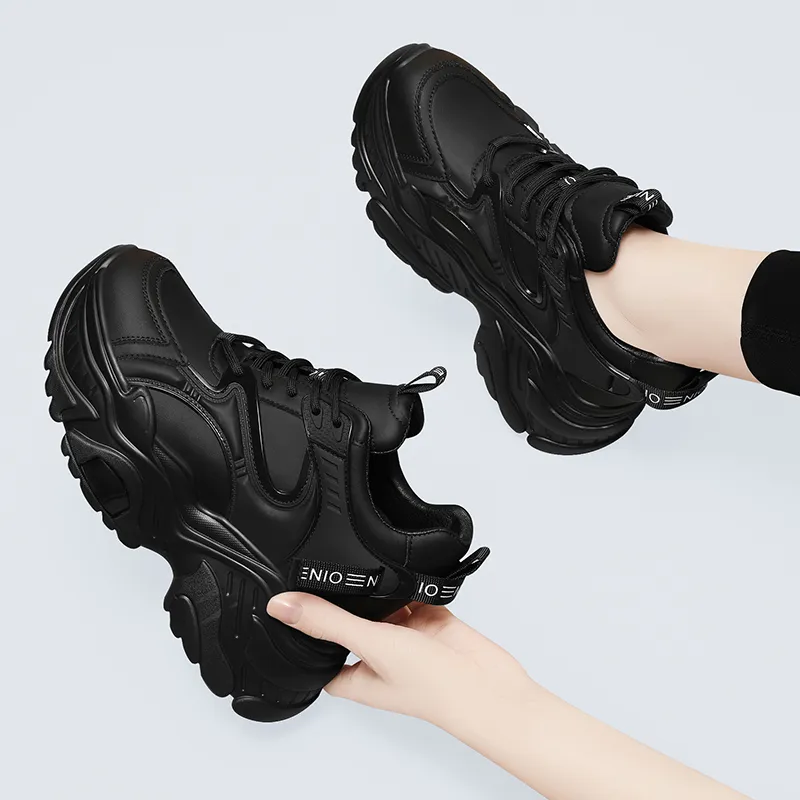 Golden Silk Rabbit Mid-Top Chunky Sneakers Women's-6