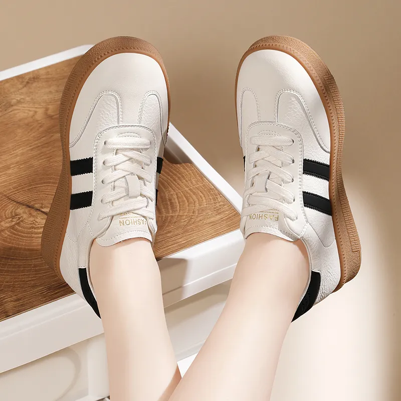Golden Silk Rabbit Anti-Slip And Wear-Resistant Lightweight Low-Top Skateboard Shoes Women's-4