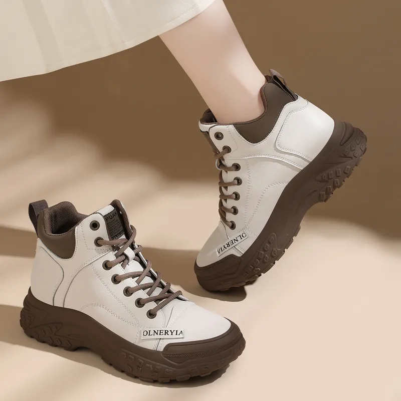 Golden Silk Rabbit Ankle Boots Women's-6