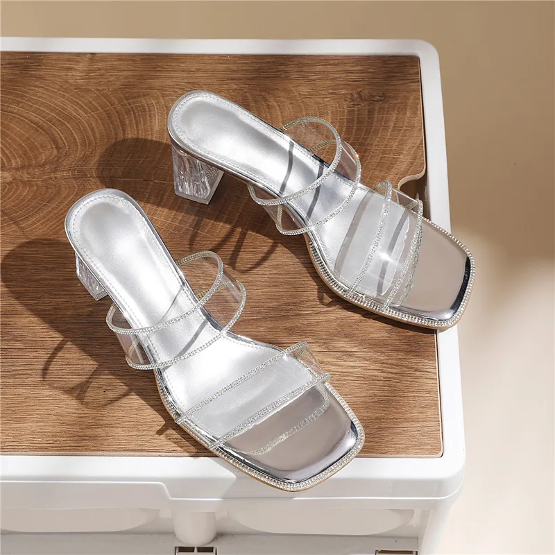 Golden Silk Rabbit Abrasion Resistant Slide Slippers Women's-10