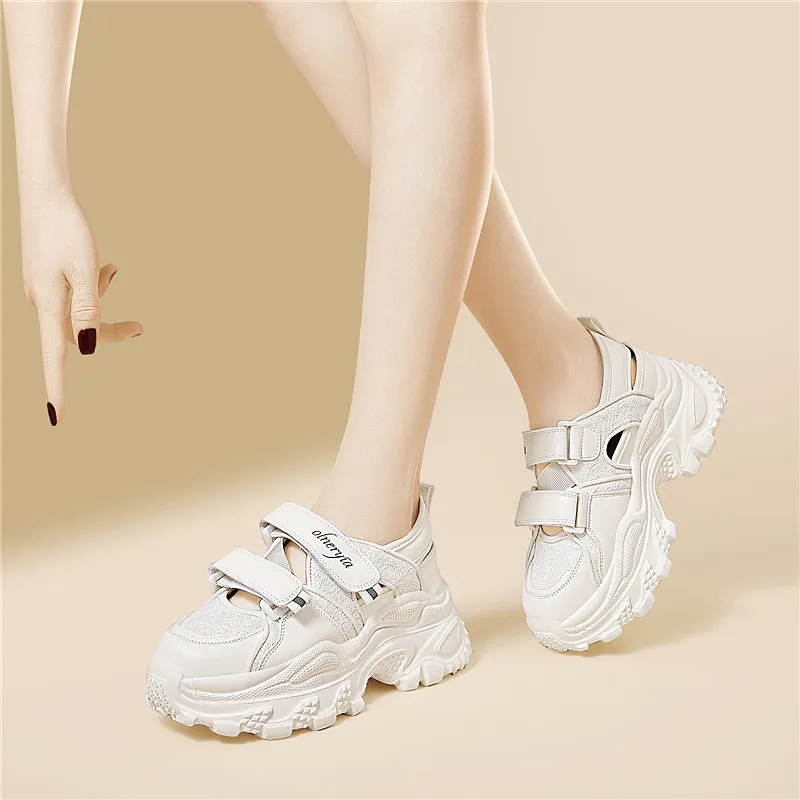 Golden Silk Rabbit Low Top Chunky Sneakers Women's-3