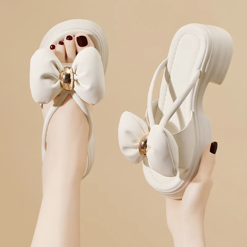 Golden Silk Rabbit Slip-Resistant Quick Dry Slide Slippers Women's Black-15