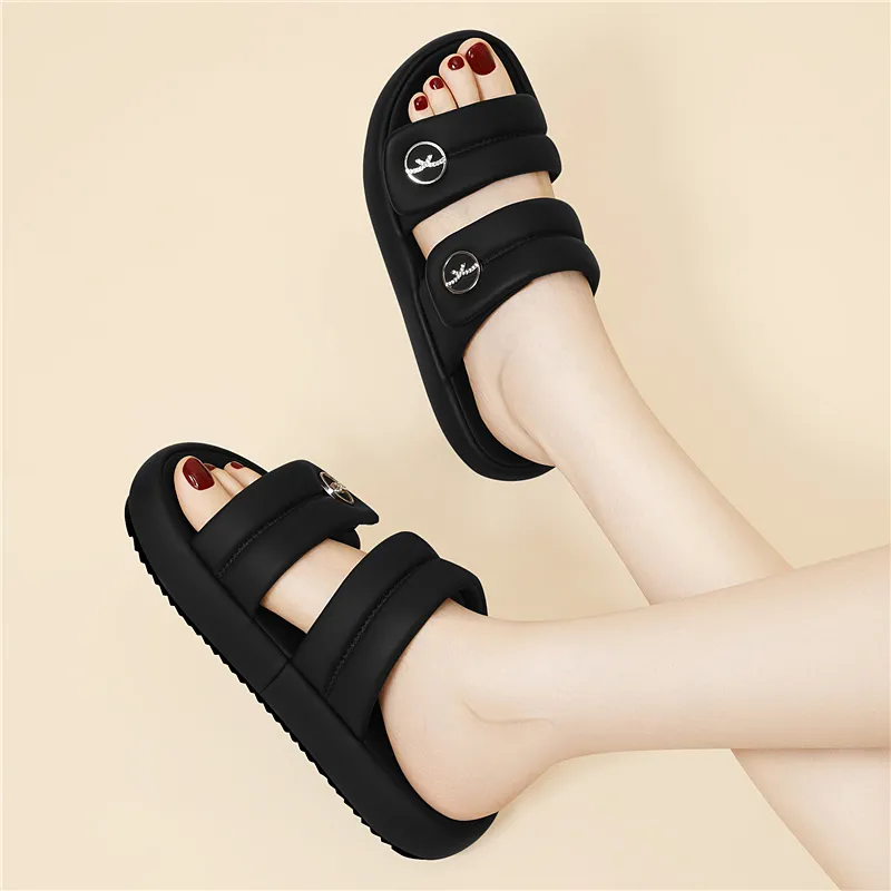Golden Silk Rabbit Silent, Anti Abrasion And Quick Drying Slide Slippers Women's-6