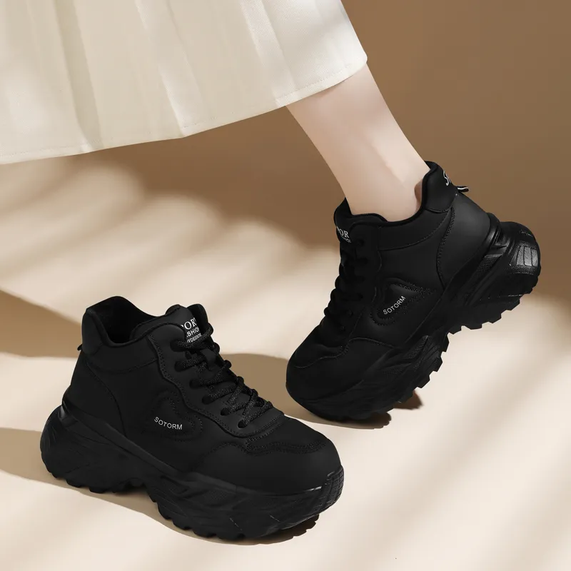 Golden Silk Rabbit Low-Top Chunky Sneakers Women's-3