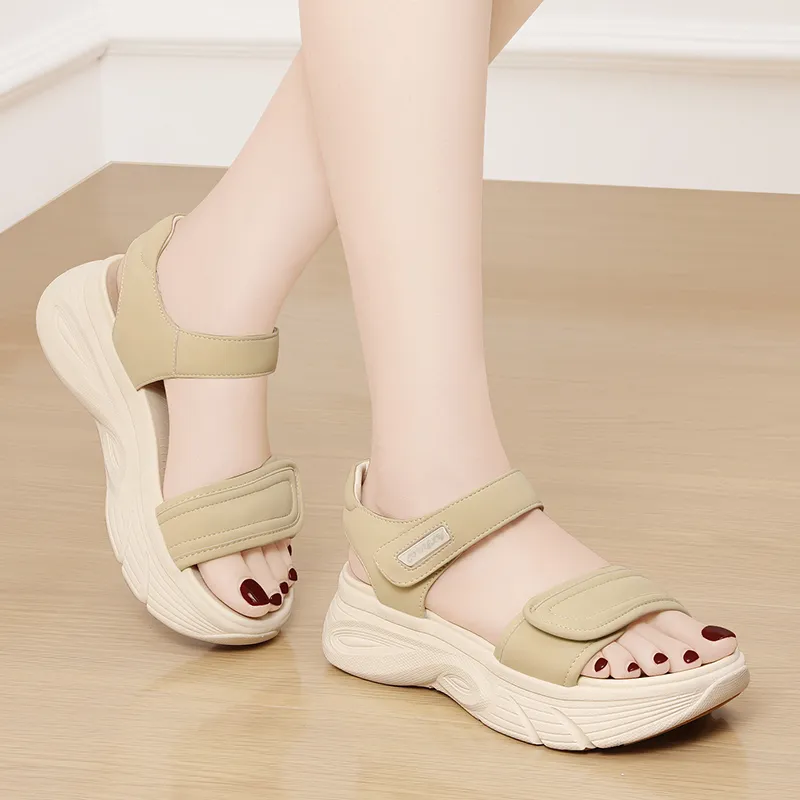 Golden Silk Rabbit Beach Sandals Women's-13