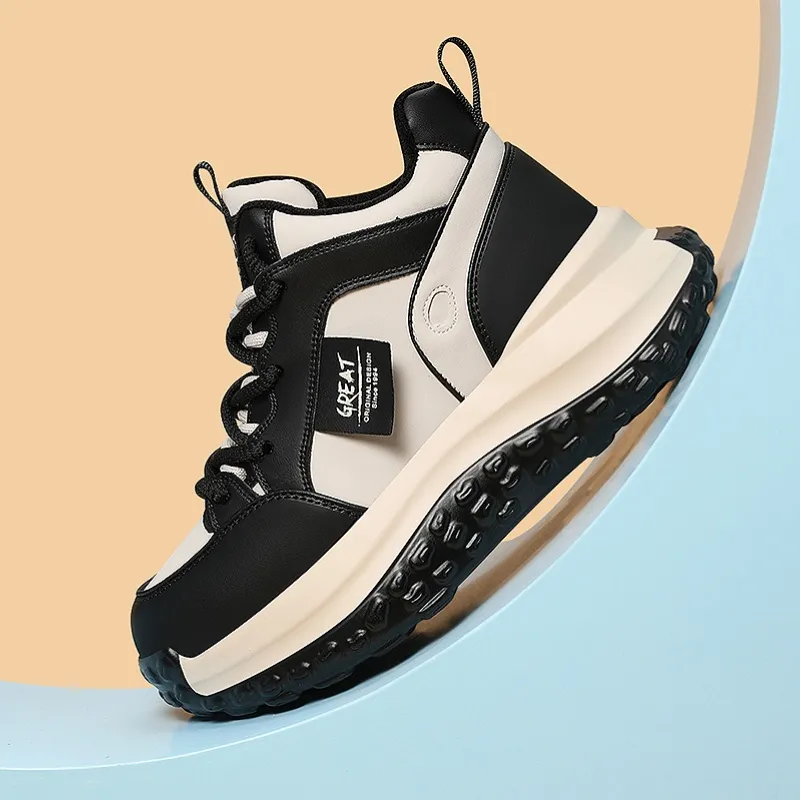 Golden Silk Rabbit Mid-Top Chunky Sneakers Women's-2