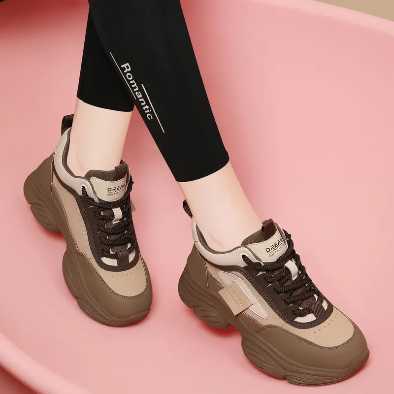 Golden Silk Rabbit Mid-Top Chunky Sneakers Women's-8