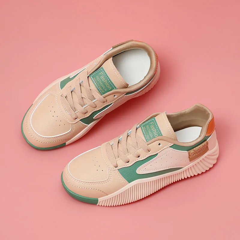 Golden Silk Rabbit Low-Top Skateboard Shoes Women's-9