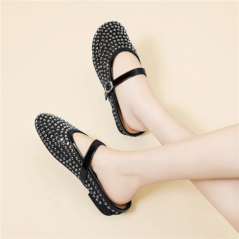 Golden Silk Rabbit Closed Toe Slippers Women's-6
