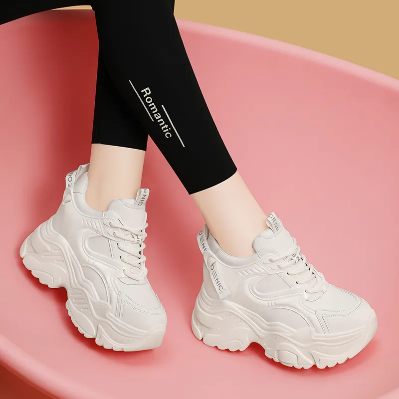 Golden Silk Rabbit Mid-Top Chunky Sneakers Women's-11