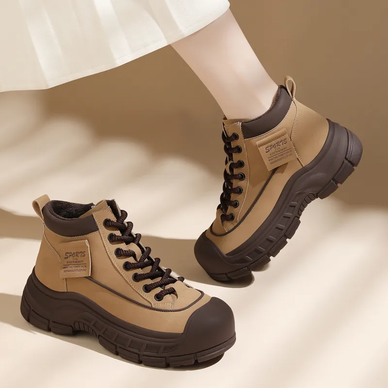 Golden Silk Rabbit Short Martin Boot Women's-10