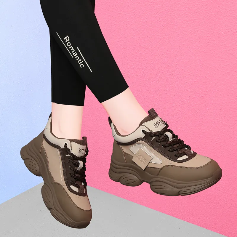 Golden Silk Rabbit Mid-Top Chunky Sneakers Women's-9