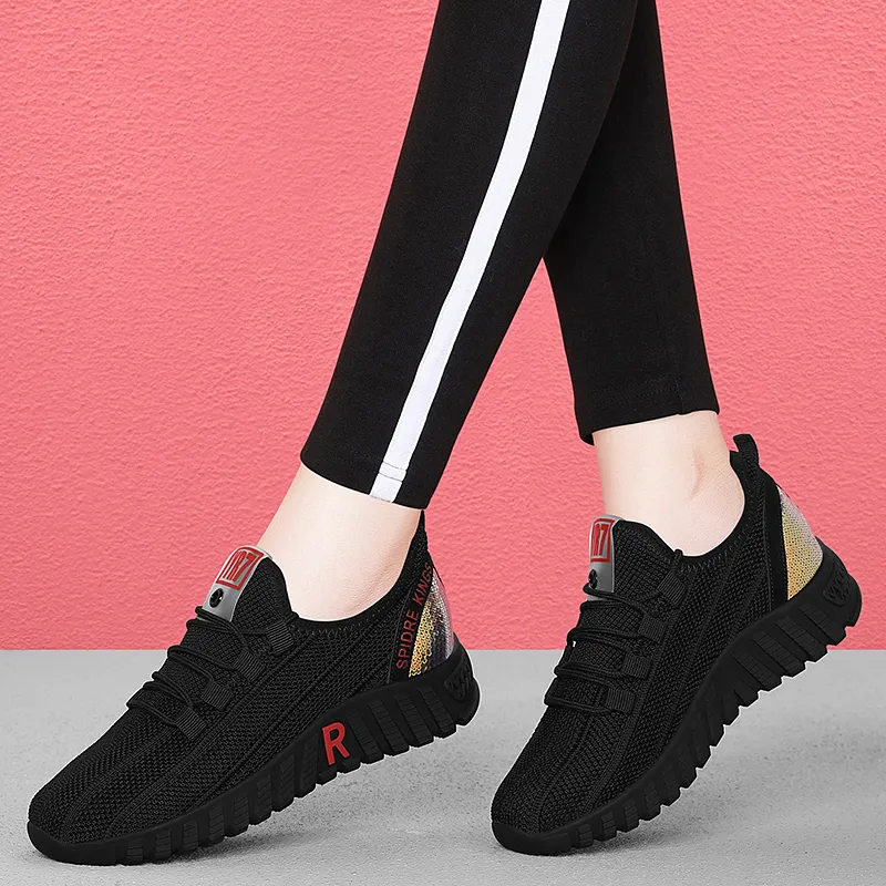 Golden Silk Rabbit Cushioning Wear-Resistant Low-Top Casual Shoes Women's-5