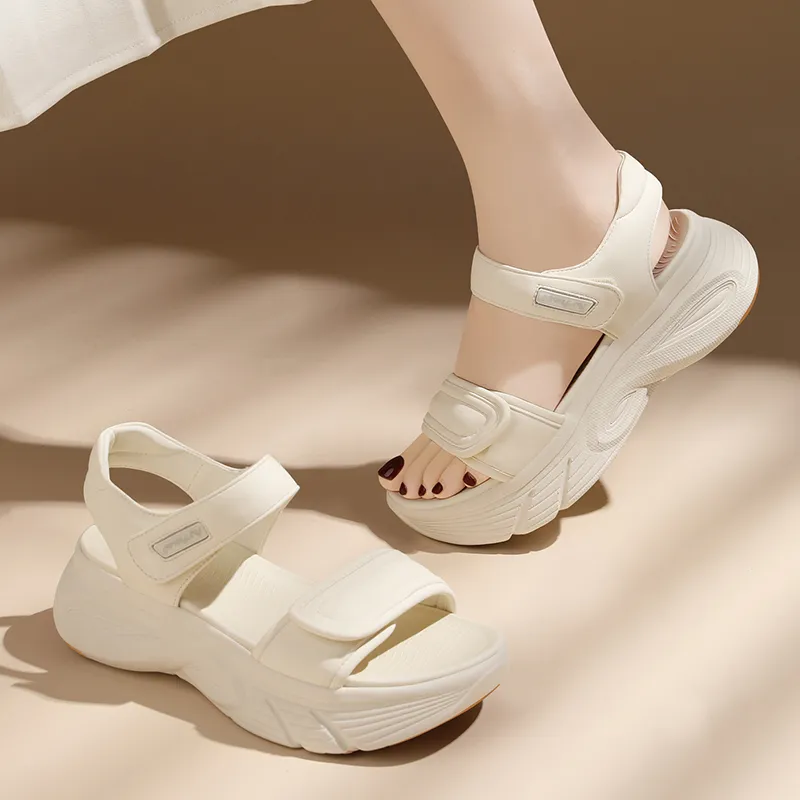 Golden Silk Rabbit Beach Sandals Women's-8
