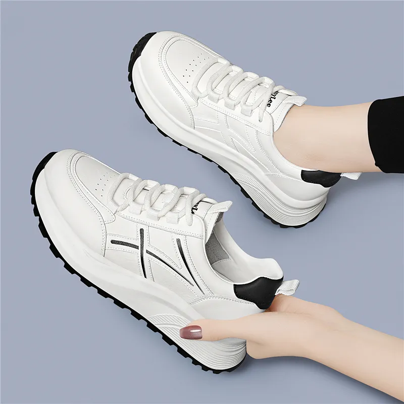 Golden Silk Rabbit Low Top Chunky Sneakers Women's-11