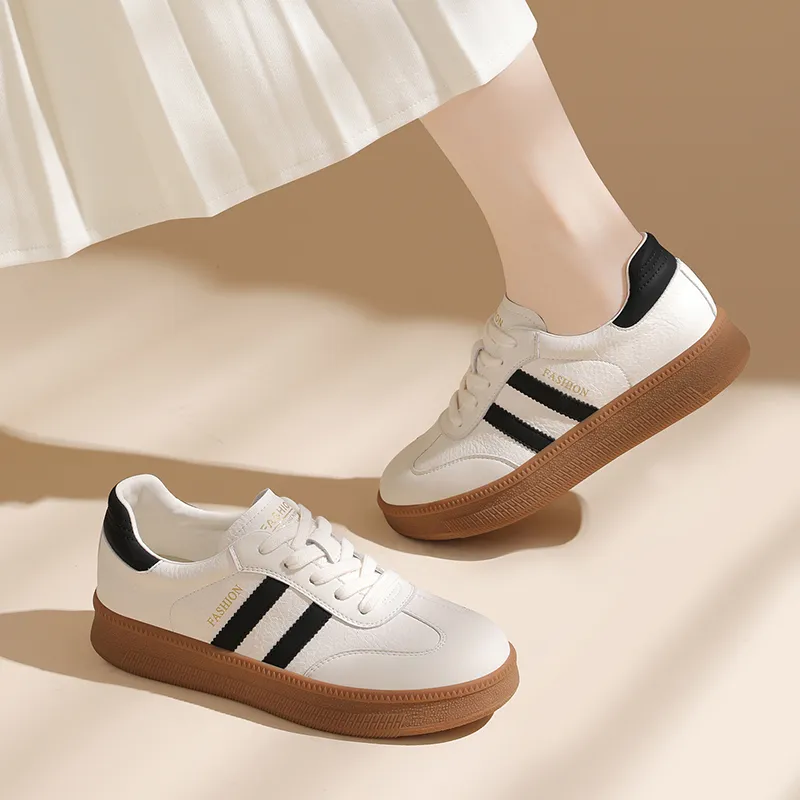 Golden Silk Rabbit Anti-Slip And Wear-Resistant Lightweight Low-Top Skateboard Shoes Women's-3