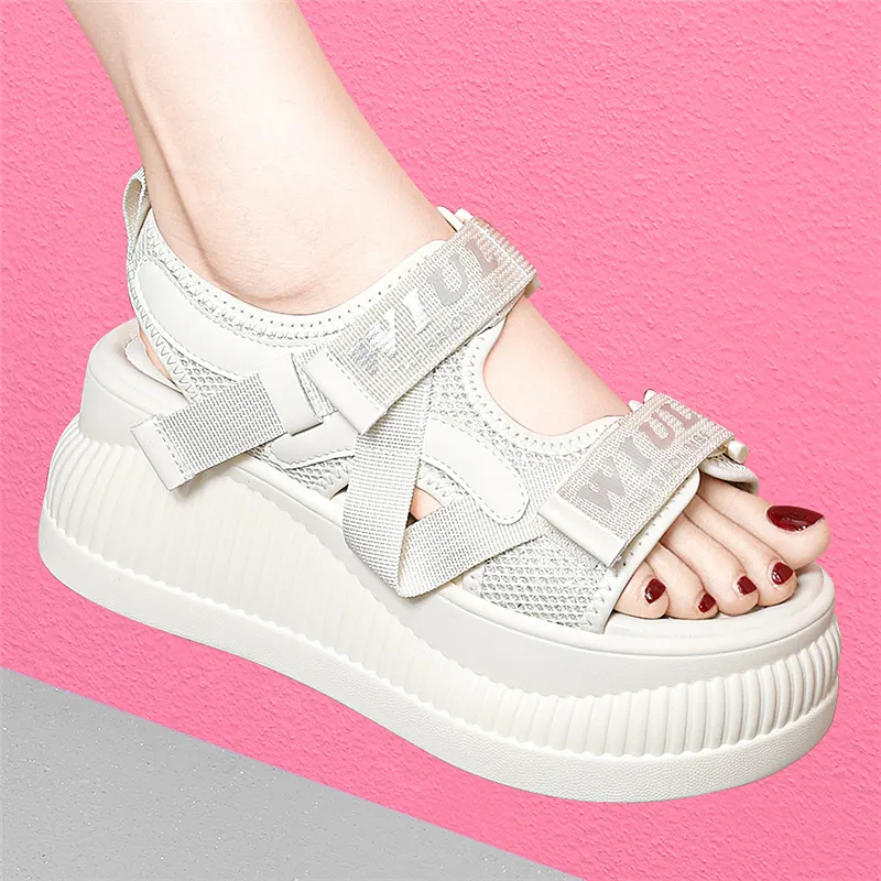 Golden Silk Rabbit One Strap Sandals Women's-9