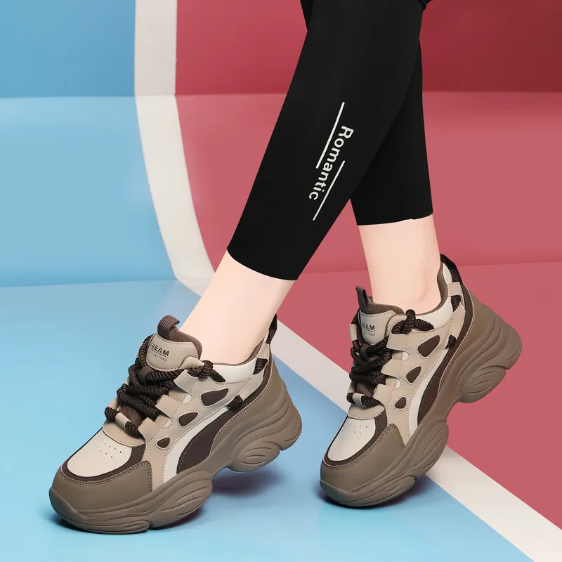 Golden Silk Rabbit Chunky Sneakers Women's-9
