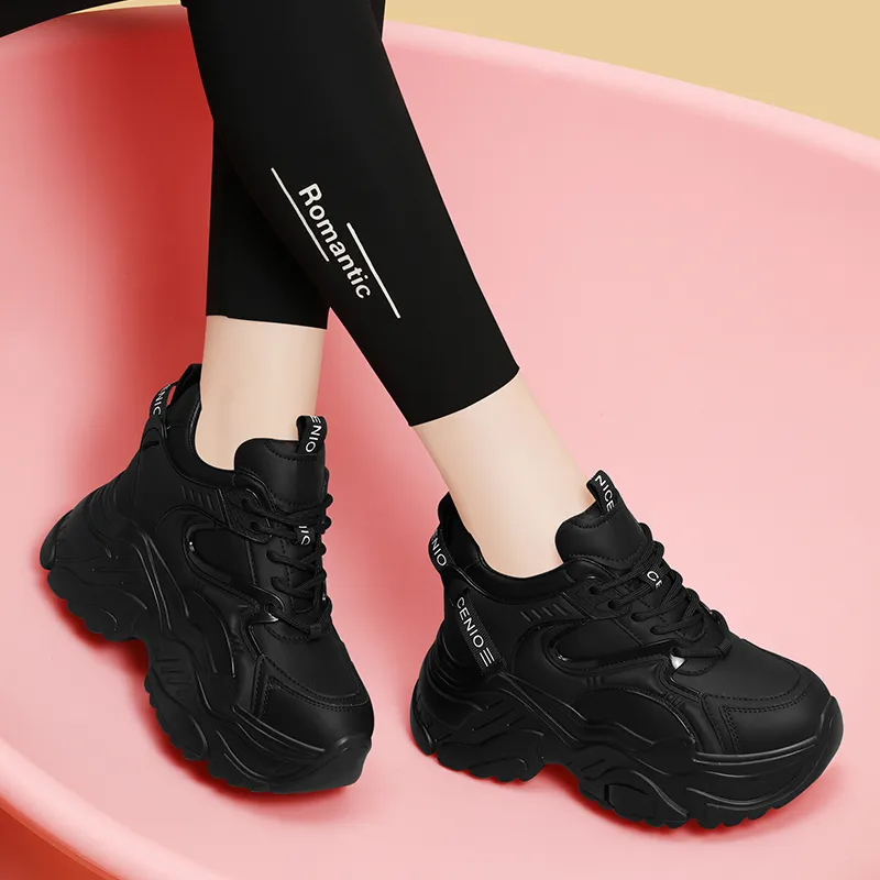Golden Silk Rabbit Mid-Top Chunky Sneakers Women's-4