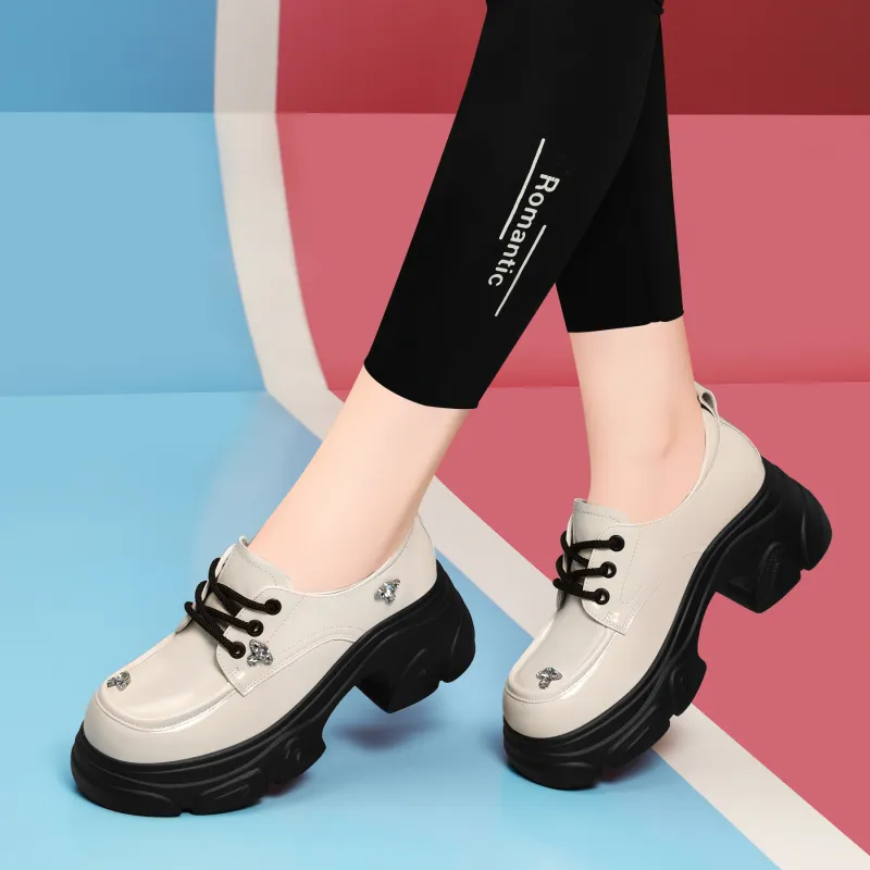 Golden Silk Rabbit Casual Single Shoes Women's-7