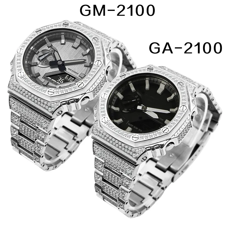 Keppot Compatible With Farm Oak GA 2100 GA 2100 GA B2100 GM 2100 Watch Cases Unisex-1