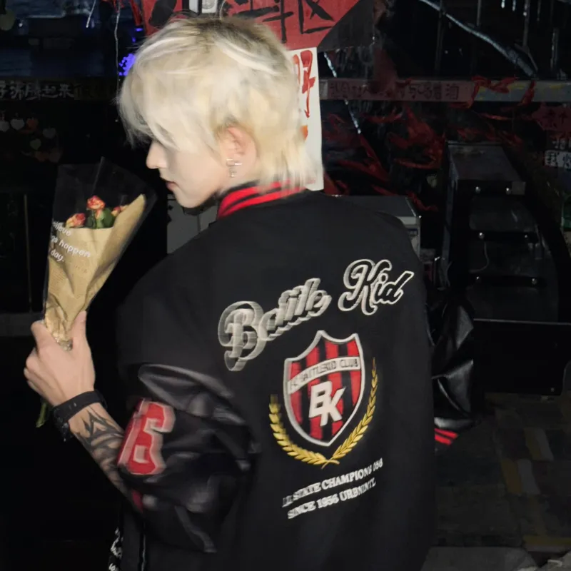 TESTUNG Jacket Unisex Black Single Item-13